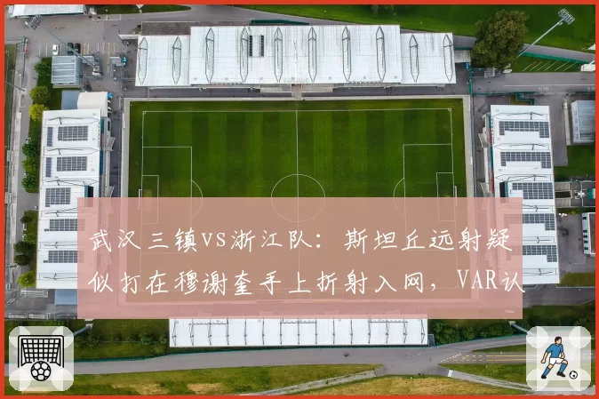 武汉三镇vs浙江队：斯坦丘远射疑似打在穆谢奎手上折射入网，VAR认定进球有效